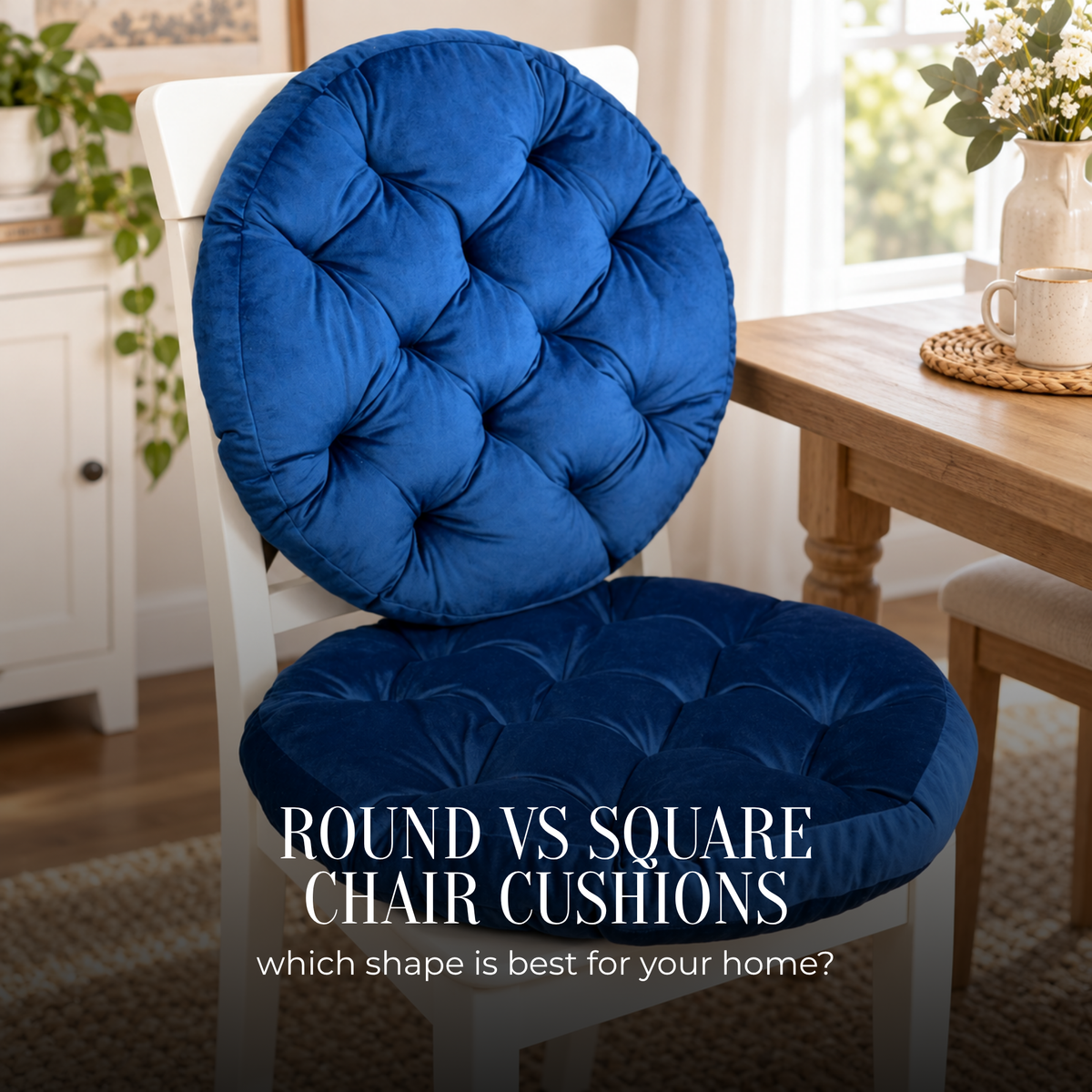 Round vs. Square Chair Cushions: Which Shape Is Best for Your Home?