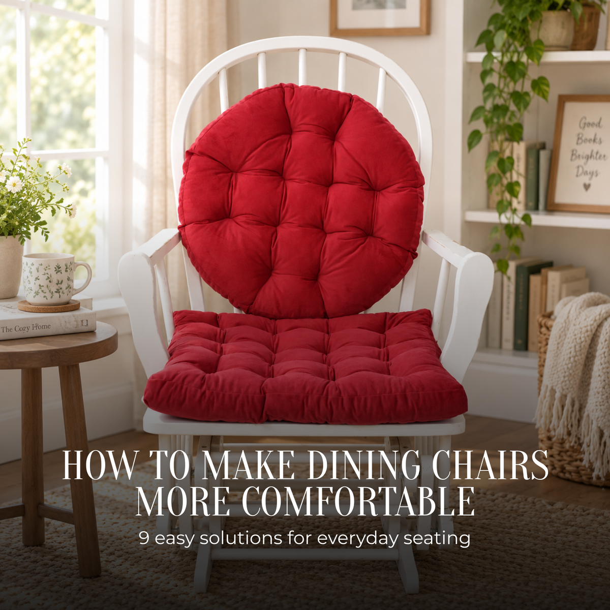How to Make Dining Chairs More Comfortable: 9 Easy Solutions for Everyday Seating