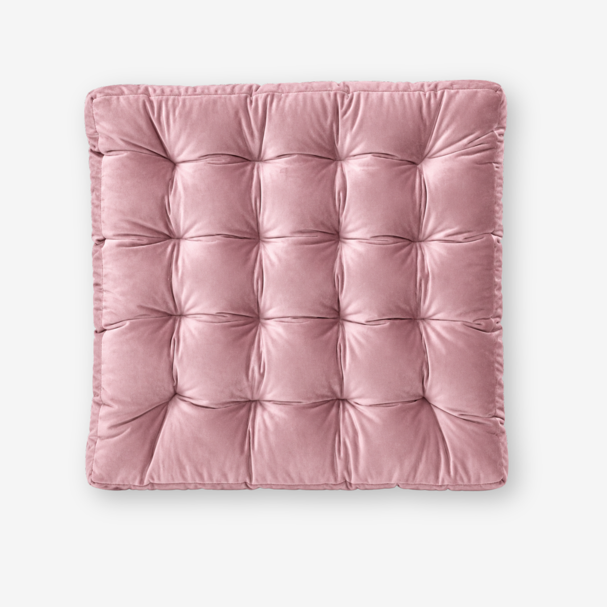 Square Rose Ice Velvet Chair Cushion