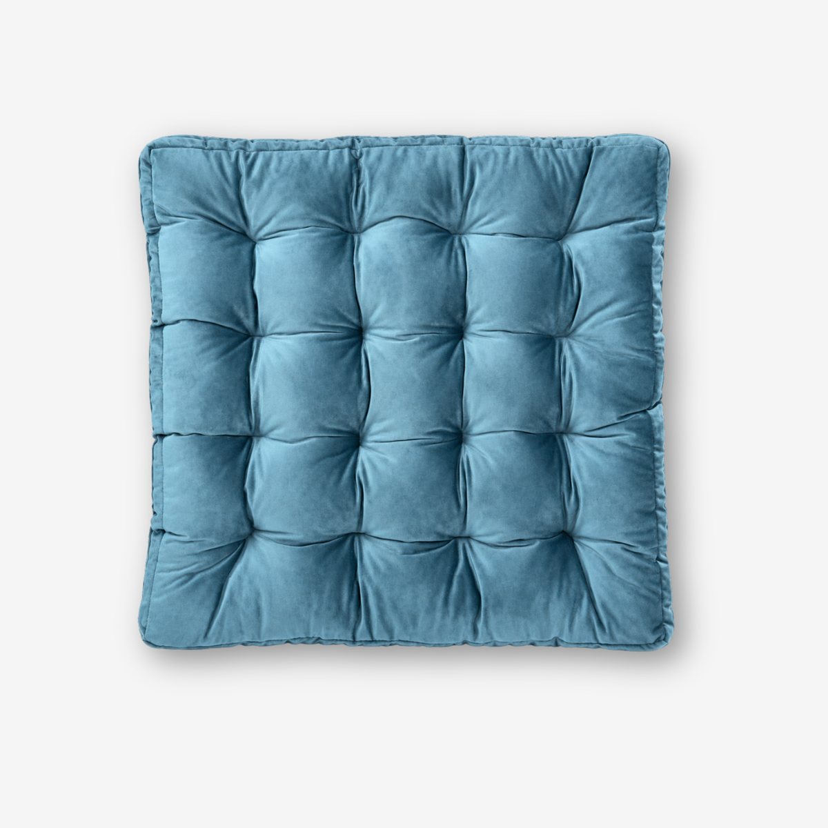Square Emerald Velvet Chair Cushion