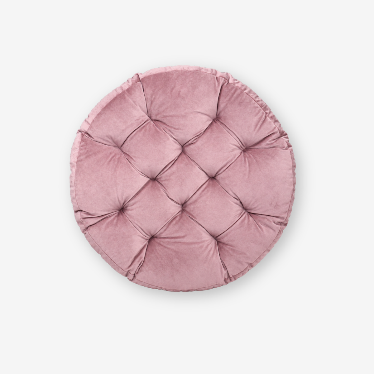 Round Rose Ice Velvet Chair Cushion