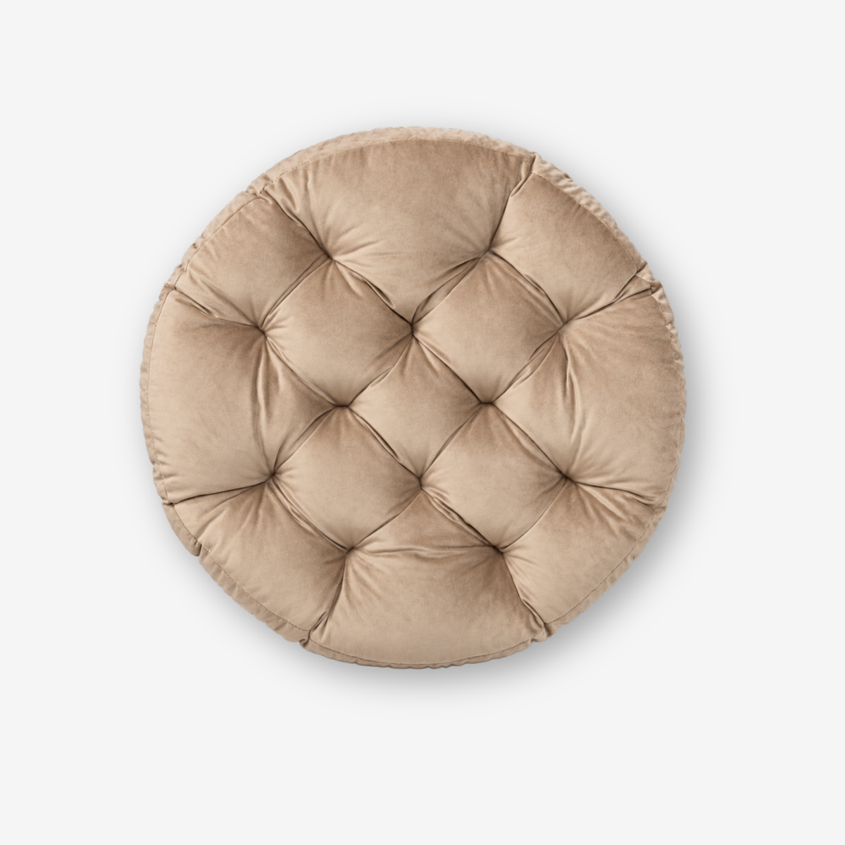 herbal honey velvet round cushion