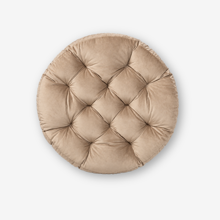 herbal honey velvet round cushion