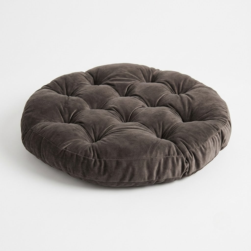 Round Velour Seat Cushion, Soft Chair Pad