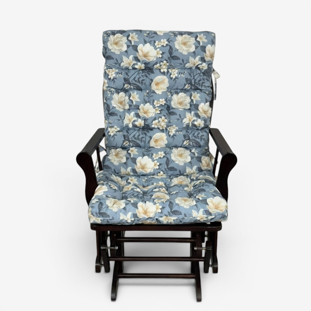 Rocking Chair Cushion, Back Glider Seat Pads with Ties